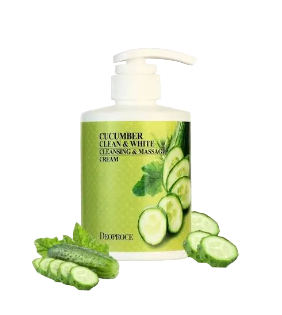 DEOPROCE - Cucumber Cleansing & Massage Cream, 430ml