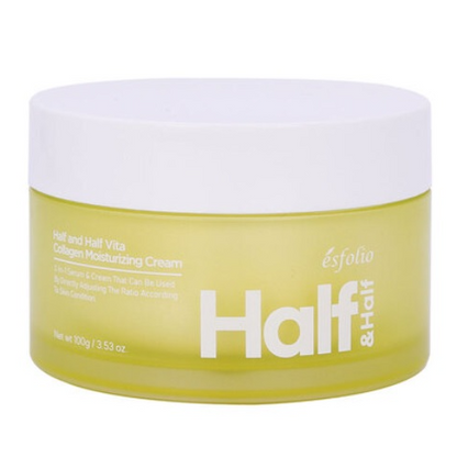 Esfolio Half and Half Vita Collagen Cream with VITA COLLAGEN, 3.53 OZ