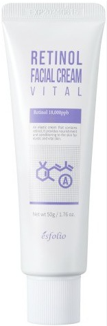 Esfolio Facial Creams, 50g (VITAMIN, CICA CENTELLA, HYALURONIC ACID, PEPTIDE ENERGY, RETINOL VITAL, PROPOLIS)
