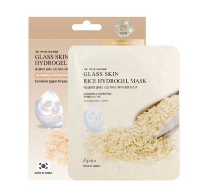 ESFOLIO GLASS SKIN HYDROGEL MASK PACK, 28g*5PCS