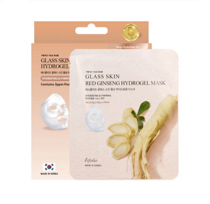 ESFOLIO GLASS SKIN HYDROGEL MASK PACK, 28g*5PCS