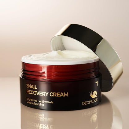 DEOPROCE Snail Mucin Face Cream, 3.5 oz