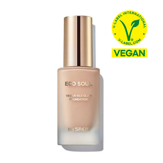 Eco Soul Vegan Silk Glam Foundation, SPF42, PA++  (3 Colors)