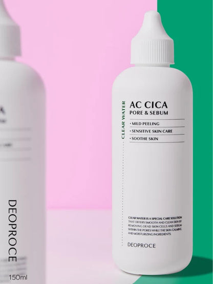 DEOPROCE AC Cica Calming  Pore & Sebum Clear Water, 150ml