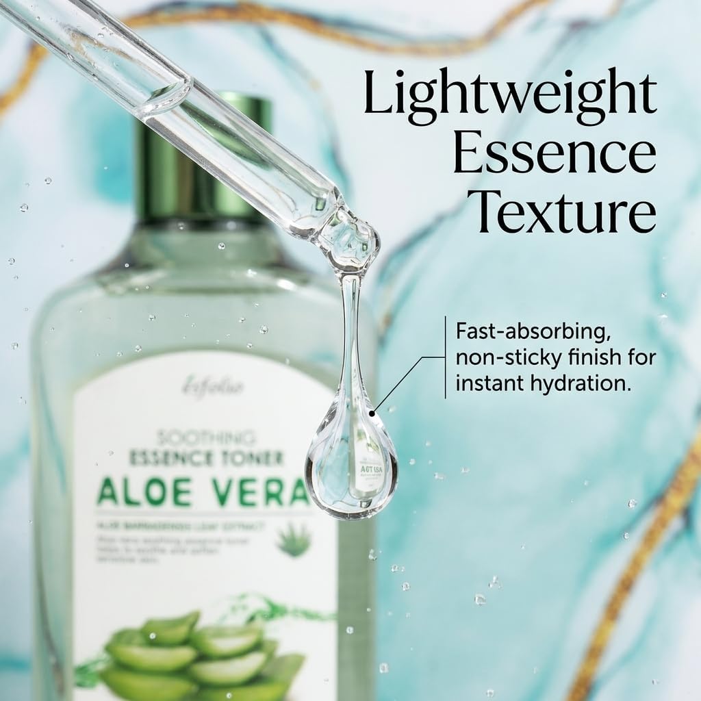 Esfolio Aloe Vera Soothing Essence Toner 13.52 Fl Oz