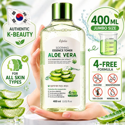 Esfolio Aloe Vera Soothing Essence Toner 13.52 Fl Oz