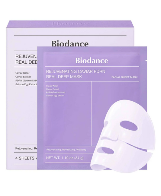 Rejuvenating Caviar PDRN Mask Pack, 34g (4sheets)