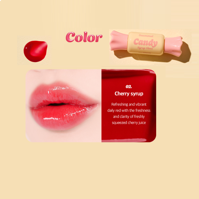 Saemmul Candy Syrup Gloss | 3 Colors