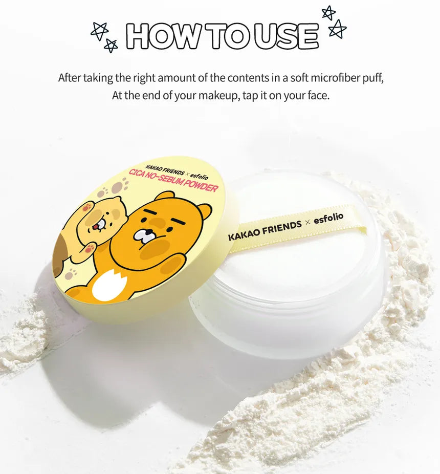 Esfolio Cica No Sebum Powder, 5g