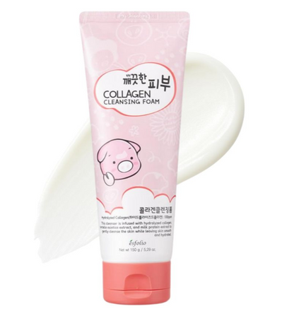 Esfolio Cleansing Foams(Aloe Vera, Collagen, Hyaluronic Peach, Snail, Honey, Rice, Vitamin C, Charcoal, Milk, Herb, Volcanic Ash)