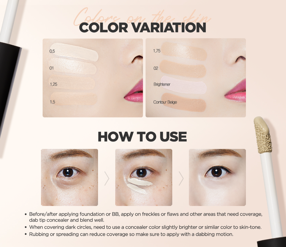 Cover Perfection Tip Concealer SPF28, PA++ (4 Colors)