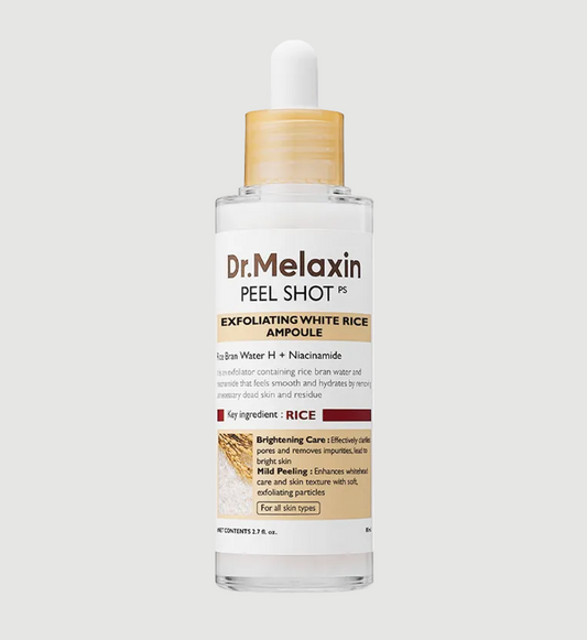 Dr. Melaxin - Peel Shot Glow White Rice Ampoule, 80ml
