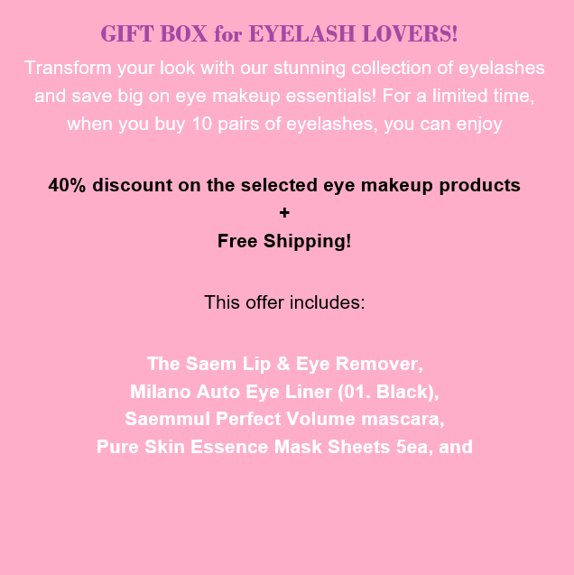 40% OFF | Gift Box for Eyelash Lovers!