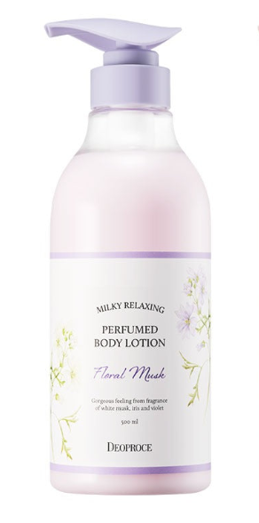 DEOPROCE MILKY RELAXING PERFUMED BODY LOTION, 500ml