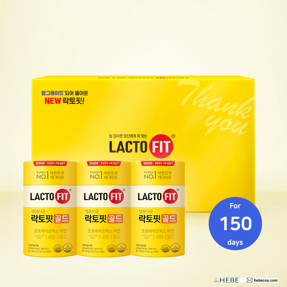 Lacto-Fit Gold Gift Set (3 packs) | Free Sample | Korean Probiotics