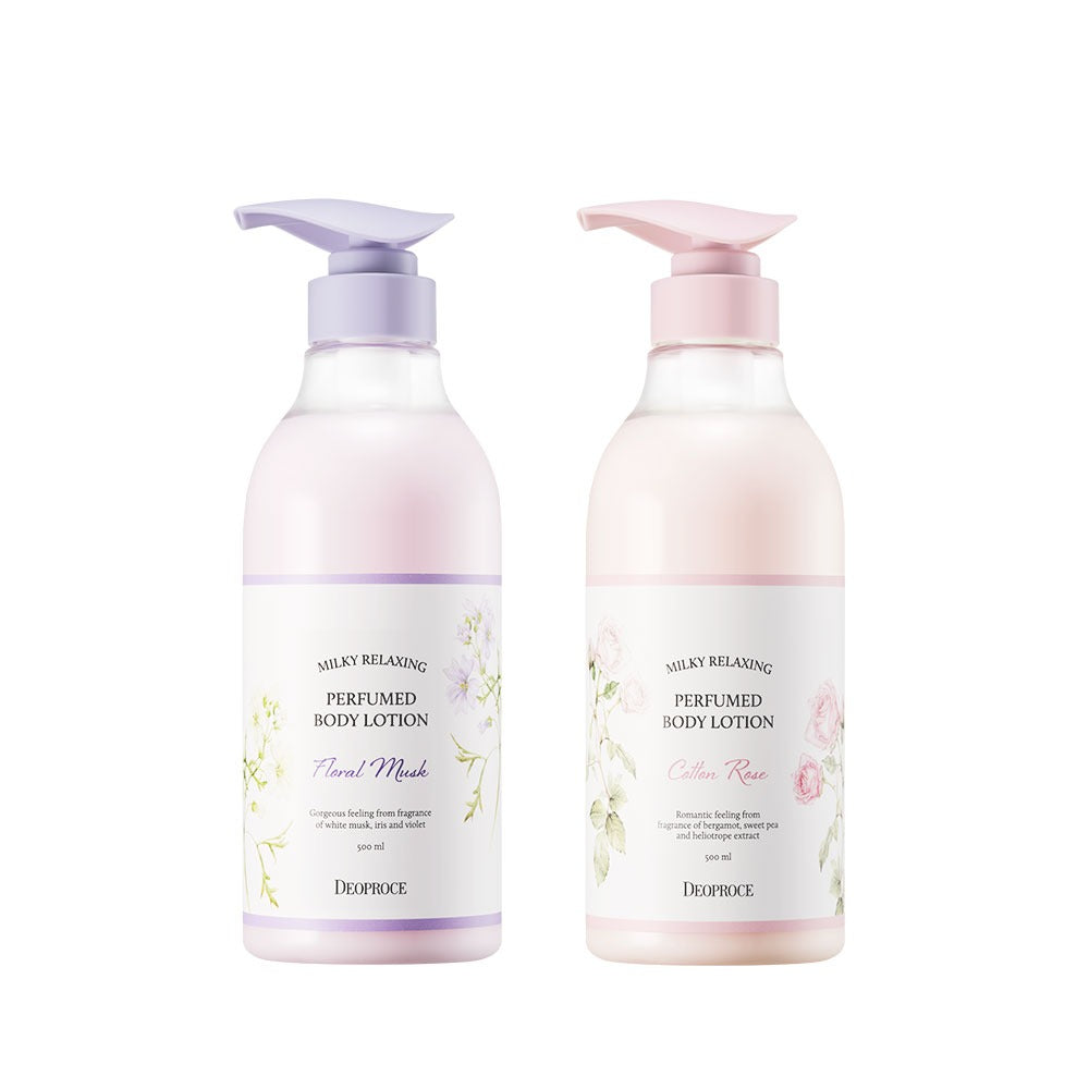 DEOPROCE MILKY RELAXING PERFUMED BODY LOTION, 500ml