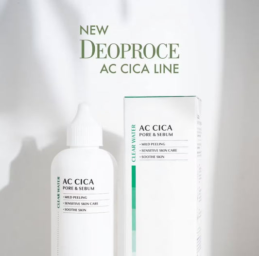 DEOPROCE AC Cica Calming  Pore & Sebum Clear Water, 150ml