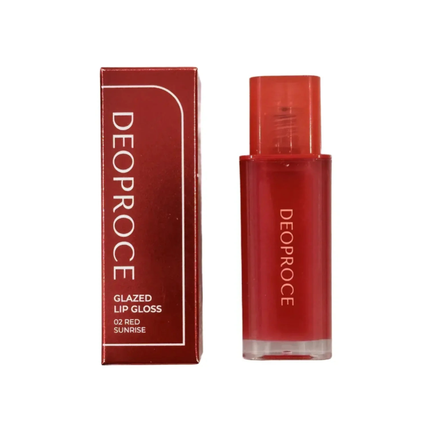 Deoproce Glazed Lip Gloss 02. Red Sunrise
