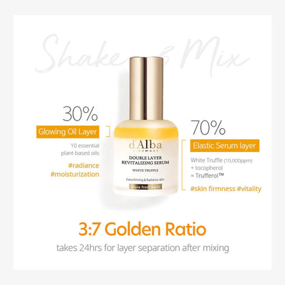 d'Alba White Truffle Double Layer Revitalizing Serum