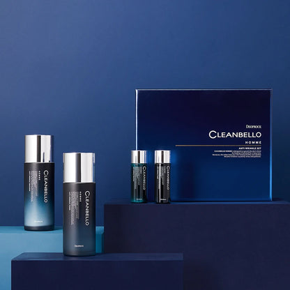 Deoproce Cleanbello Homme Anti-Aging Set (Toner 150ml*2, Emulsion 30ml*2)