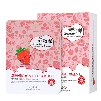 Esfolio Strawberry Essence Mask (10 Sheets)