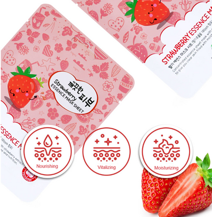 Esfolio Strawberry Essence Mask (10 Sheets)