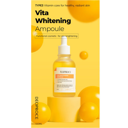 20% OFF I DEOPROCE - COLORFUL AMPOULE - Vita Whitening Ampoule, 100ml