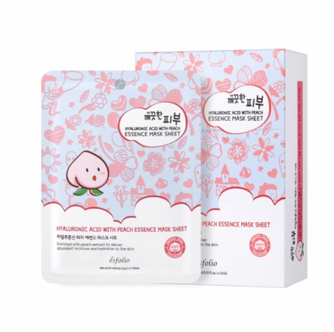 Esfolio Mask Pack (HYALURONIC ACID with PEACH)