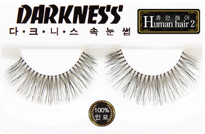 Darkness False Lashes Human Hair 2