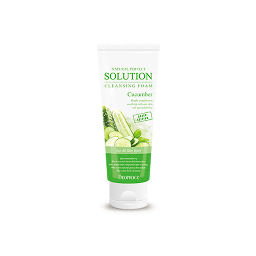Deoproce Natural Perfect Solution Cleansing Foam Green Edition Cucumber