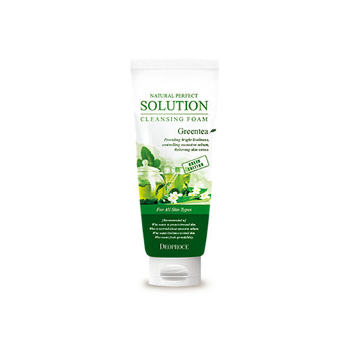 Deoproce Natural Perfect Solution Cleansing Foam Green Edition Green Tea