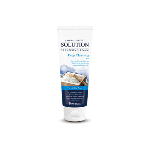 Deoproce Nautural Perfect Solution Cleansing Foam Rice