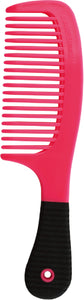 Comb (Straight Line w/ Rubber Handle)