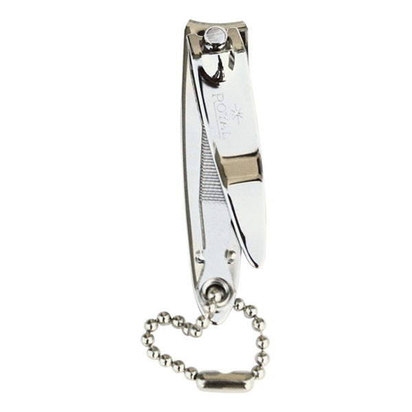 Nail Clipper Keychain Metal Silver