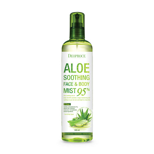 50% OFF I Deoproce Aloe Soothing Face & Body Mist 95%